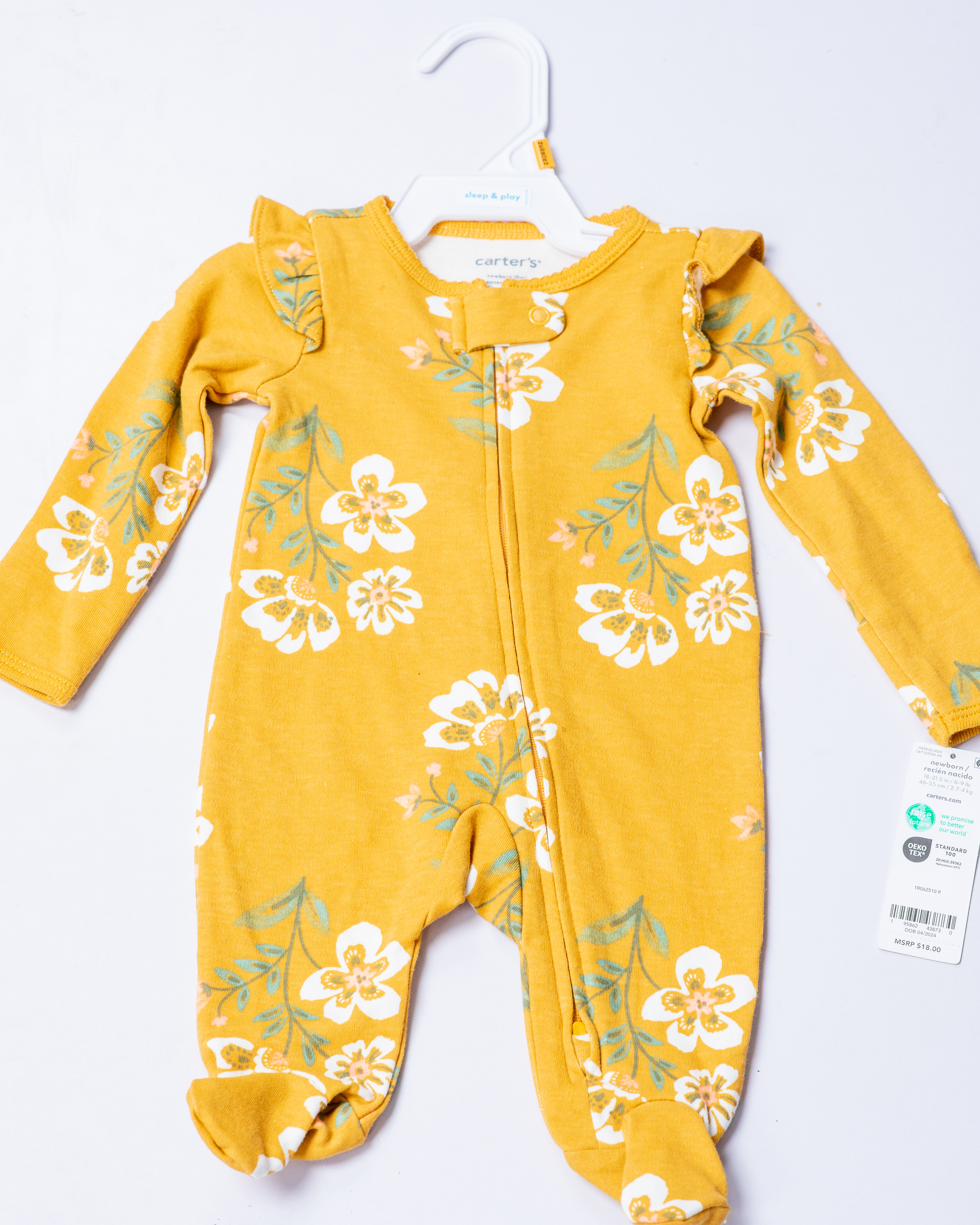 The Carter's cotton rompers